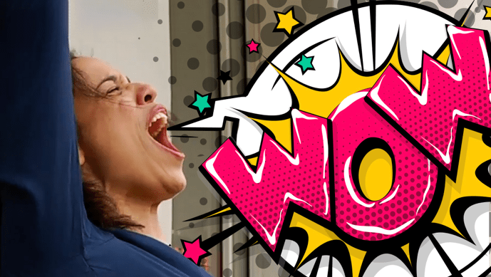 Lady screaming wow | Big Bob's Flooring Outlet Oklahoma City