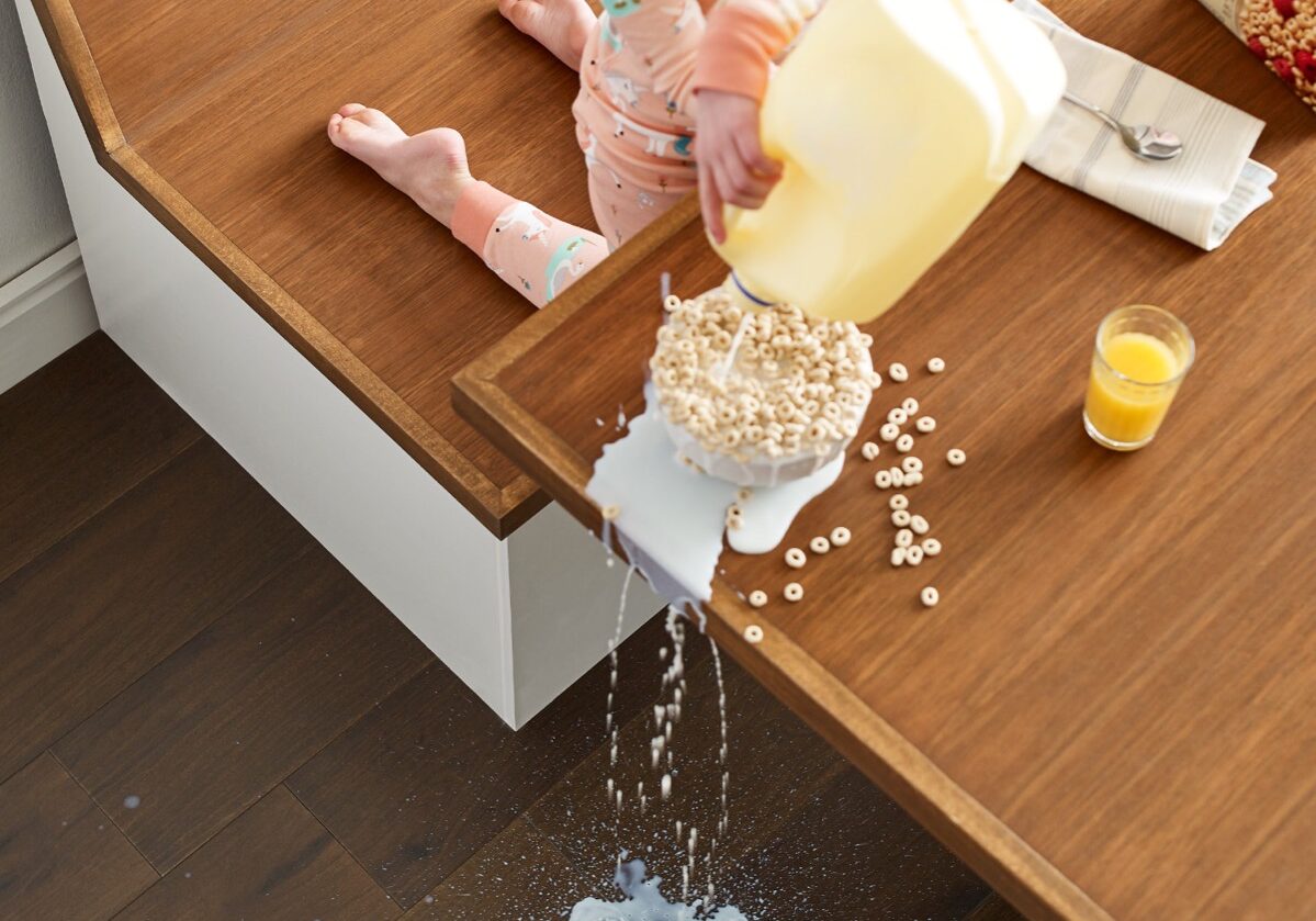 Milk spill cleaning | Big Bob's Flooring Outlet Oklahoma City